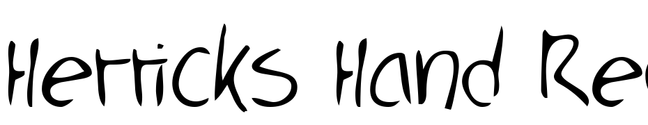 Herricks Hand Regular Yazı tipi ücretsiz indir